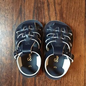 Navy Sun-San sandals